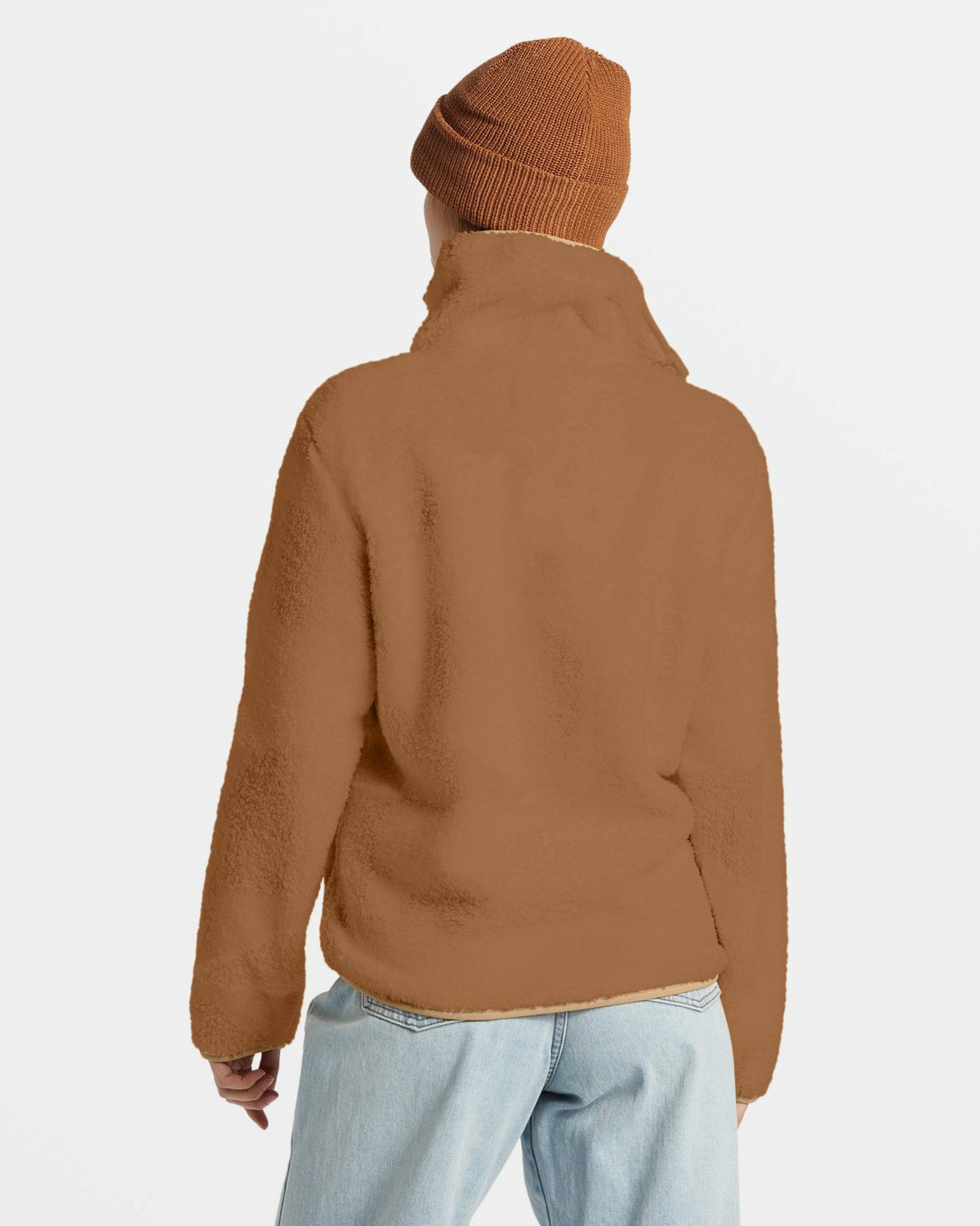 Switchback Mock Neck Fleece - Sandalwood | Billabong