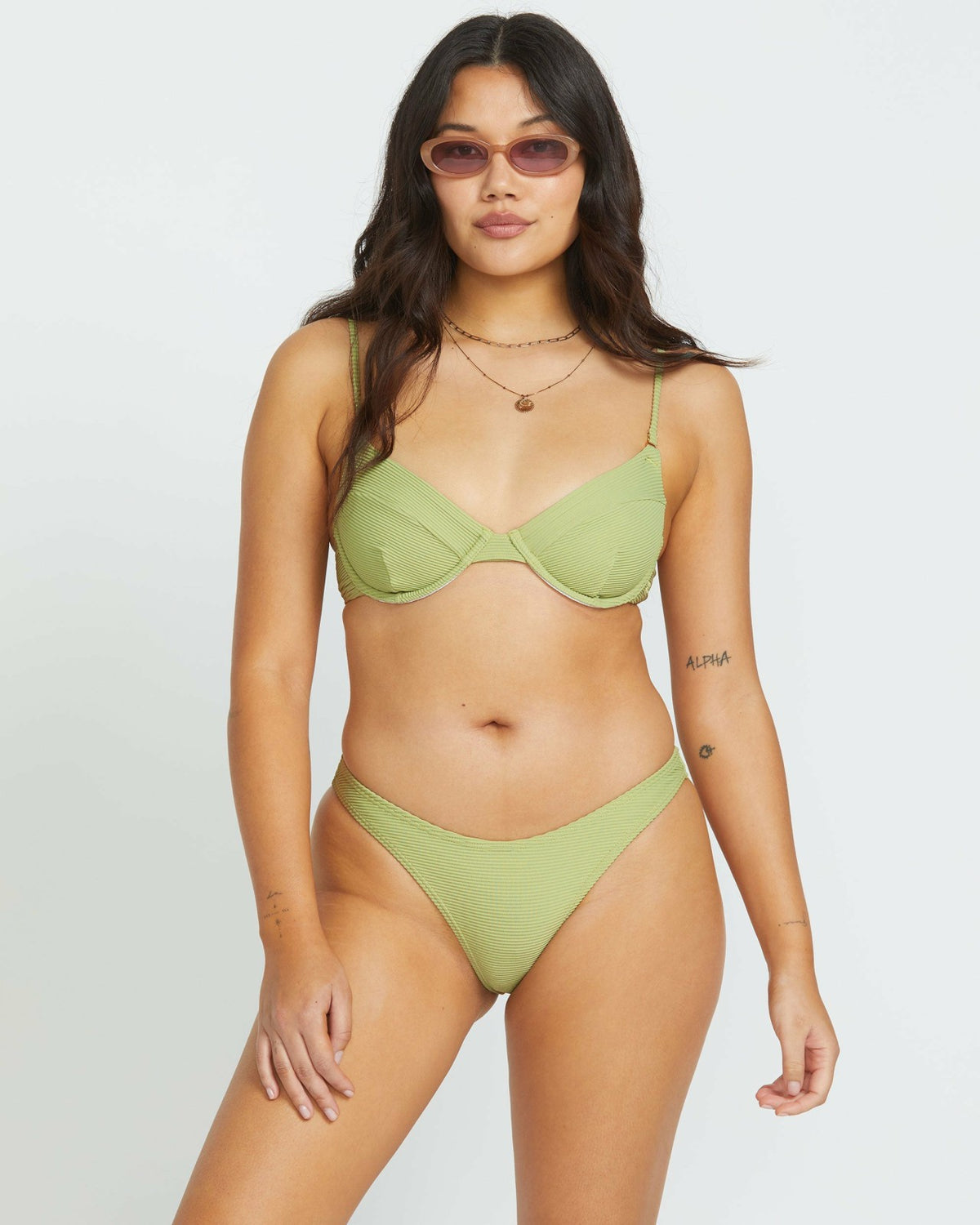 Tanlines Hike Bikini Bottom - Avocado | Billabong