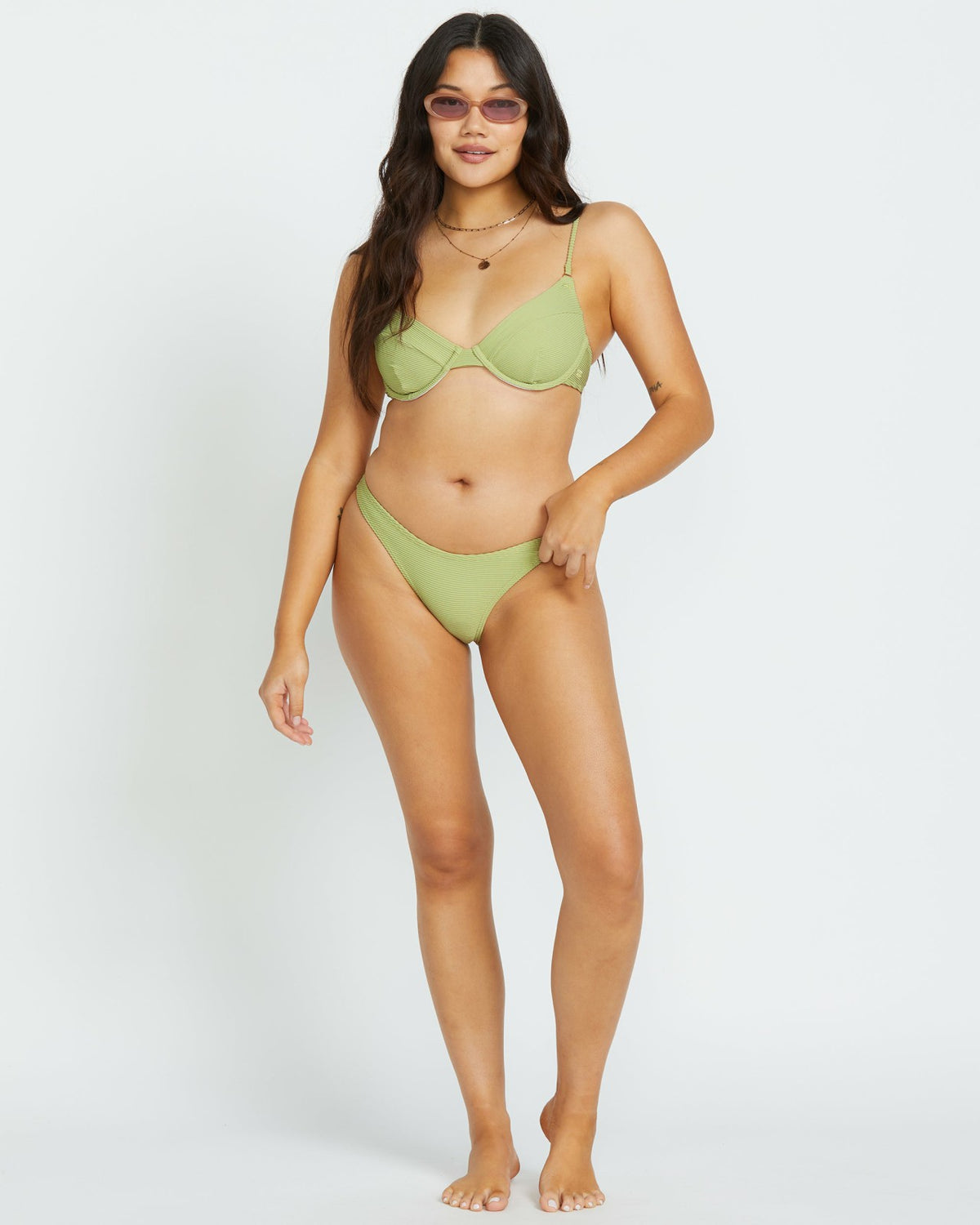 Tanlines Morgan Underwire Bikini Top - Avocado | Billabong