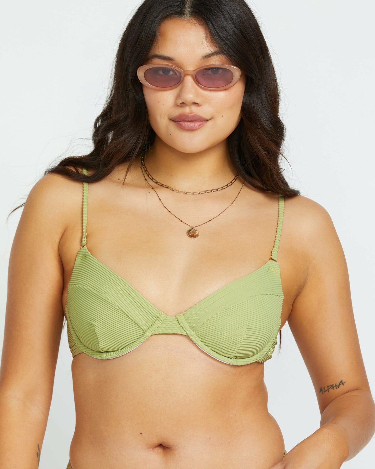 Tanlines Morgan Underwire Bikini Top - Avocado | Billabong