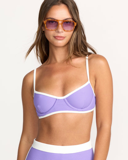 Tanlines Tami Underwire Bikini Top - Purple Punch | Billabong