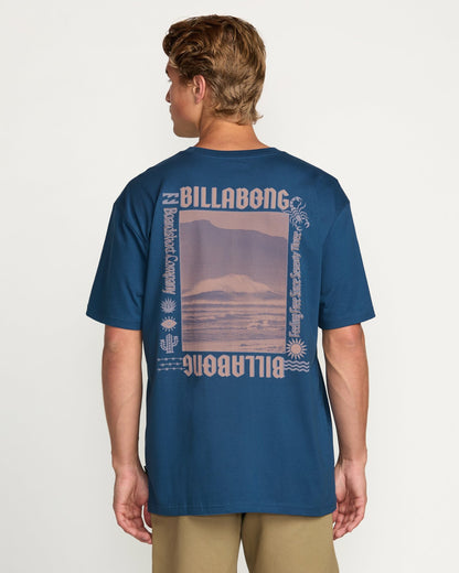 The Hunt Regular Tee - Deep Blue | Billabong