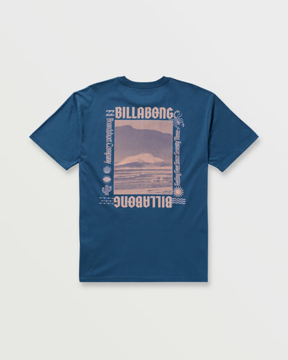 The Hunt Regular Tee - Deep Blue | Billabong