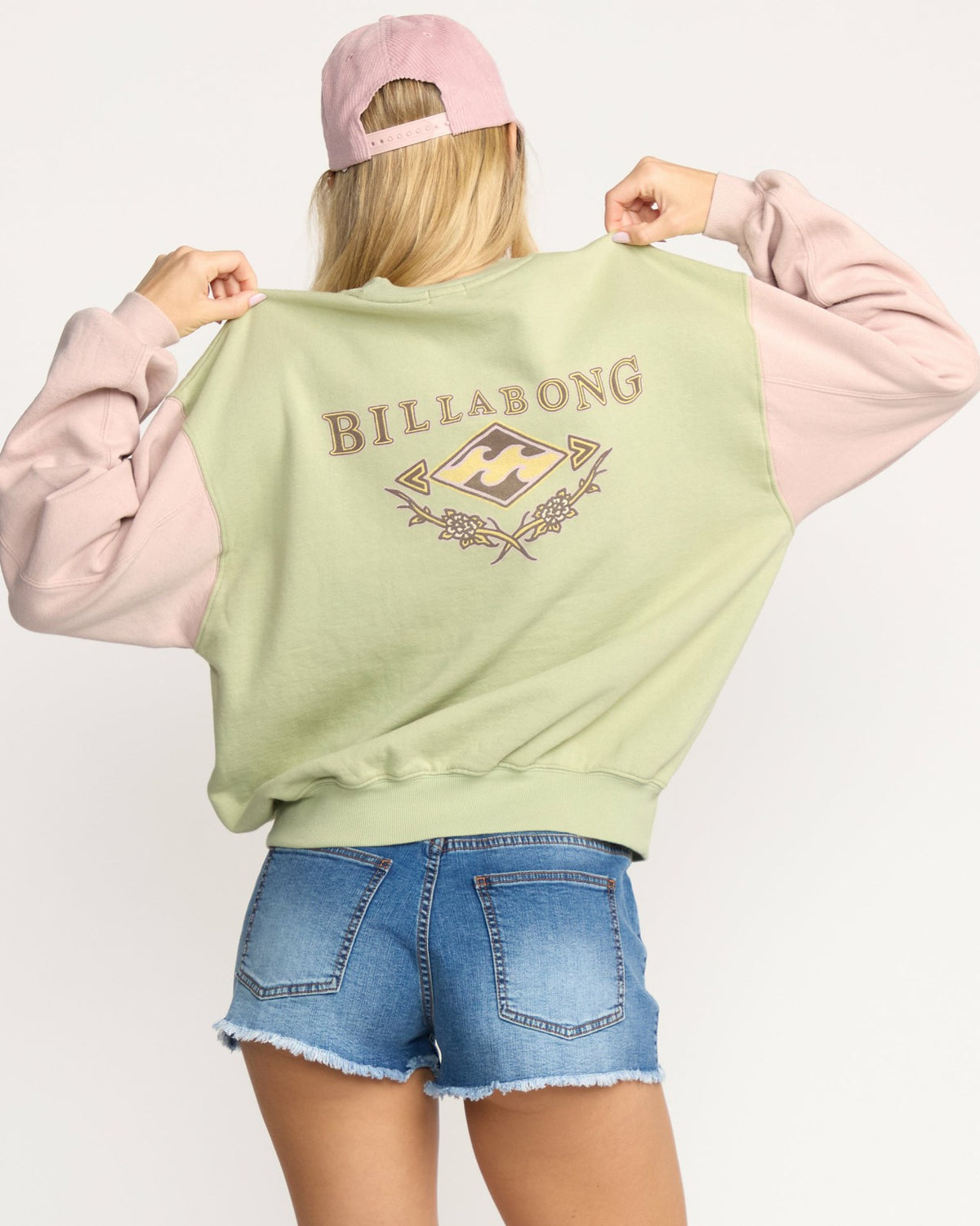 The Original Vibes Kendal Crewneck Sweatshirt - Pistachio | Billabong