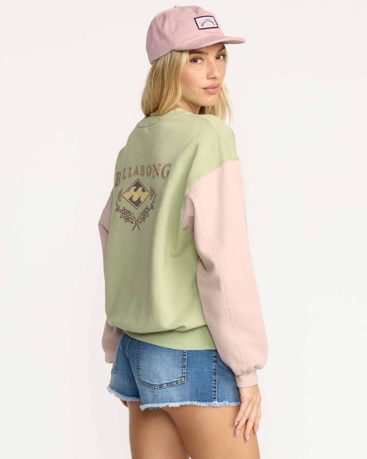 The Original Vibes Kendal Crewneck Sweatshirt - Pistachio | Billabong