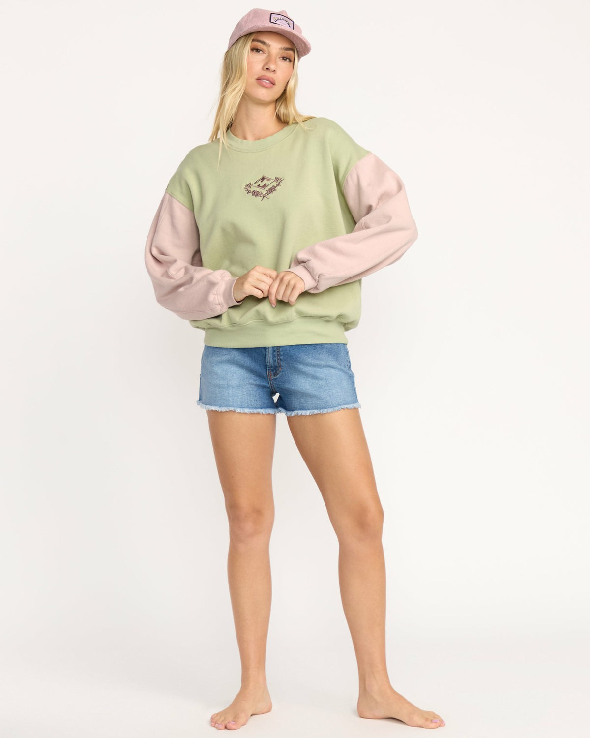 The Original Vibes Kendal Crewneck Sweatshirt - Pistachio | Billabong