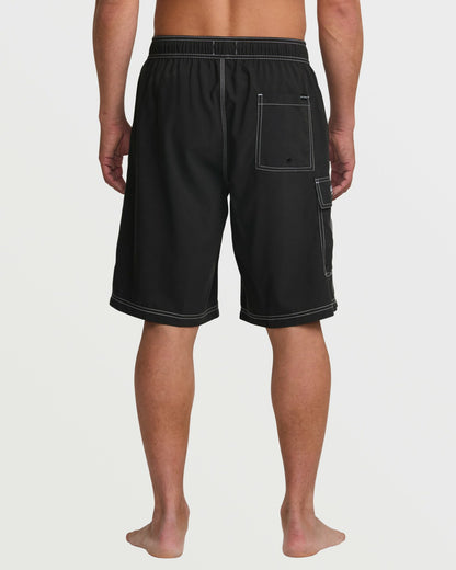 Throw On Laybacks 21" Trunks - Black | Billabong