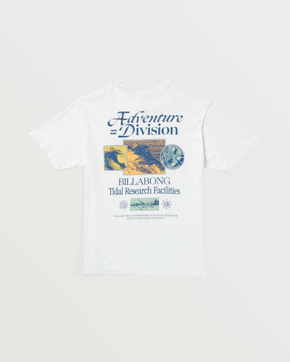 Tidel Research A/Div Tee - White | Billabong