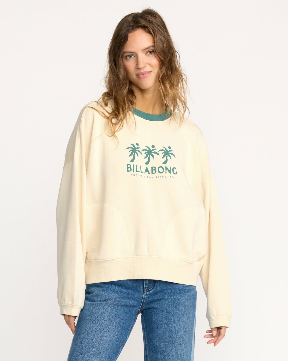 Triple Palms Crewneck Sweatshirt - Whitecap | Billabong