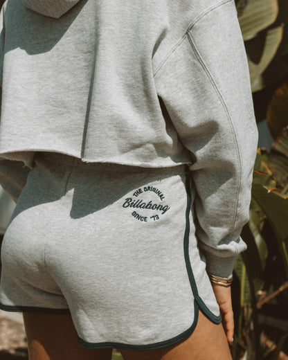 Triple Palms Dolphin Shorts - Heather Grey | Billabong