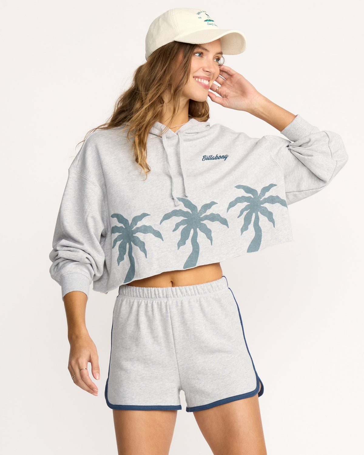 Triple Palms Dolphin Shorts - Heather Grey | Billabong