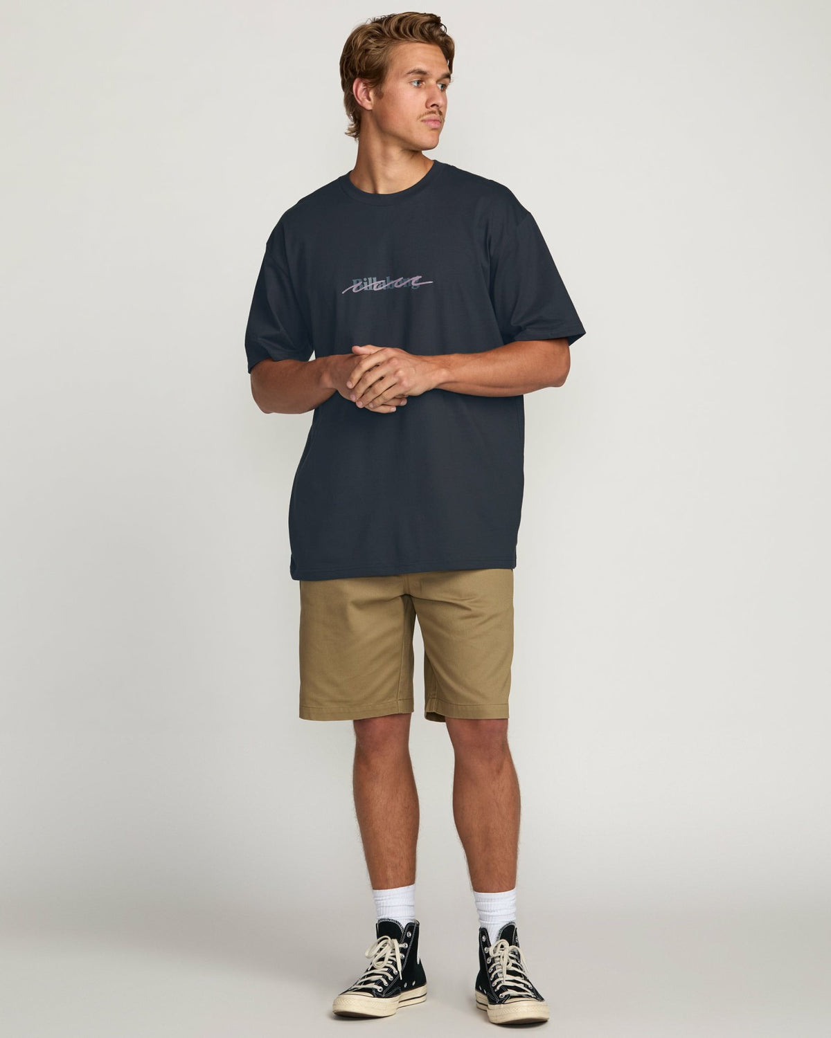 Triple Up Regular Tee - Aged Indigo | Billabong