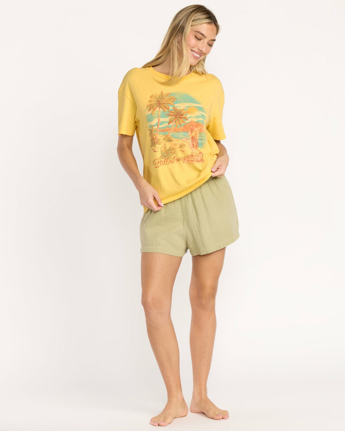 Trouble In Paradise Tee - Fresh Squeezed | Billabong