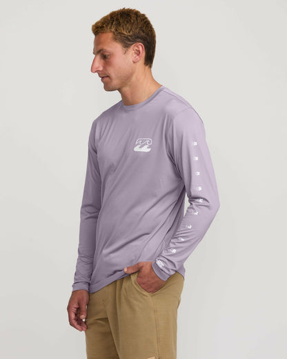 Unity Loose Fit Long Sleeve Surf Tee - Light Purple | Billabong