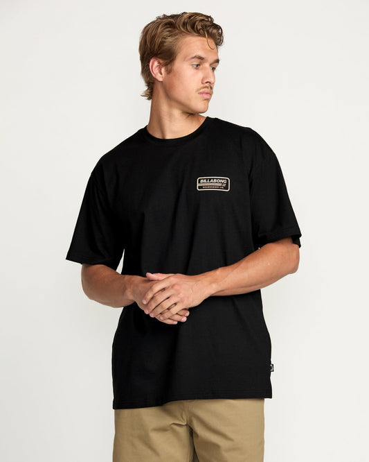 Walled Regular Tee - Black | Billabong
