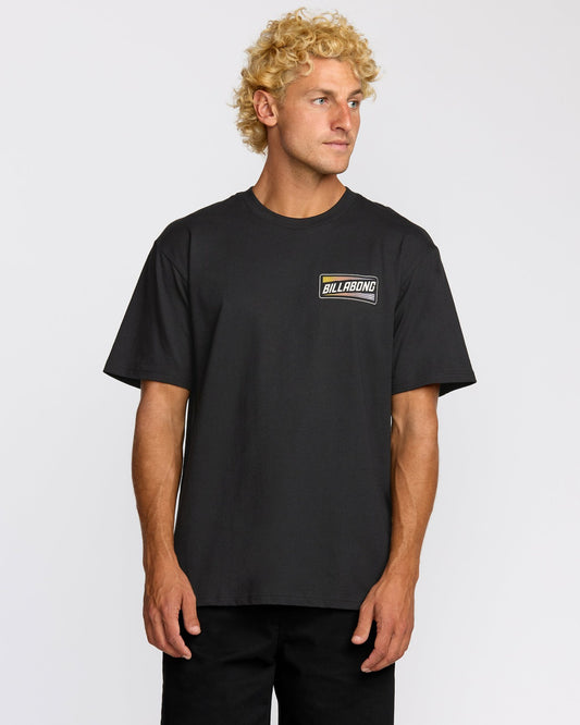Walled Regular Short Sleeve T-Shirt - Black | Billabong