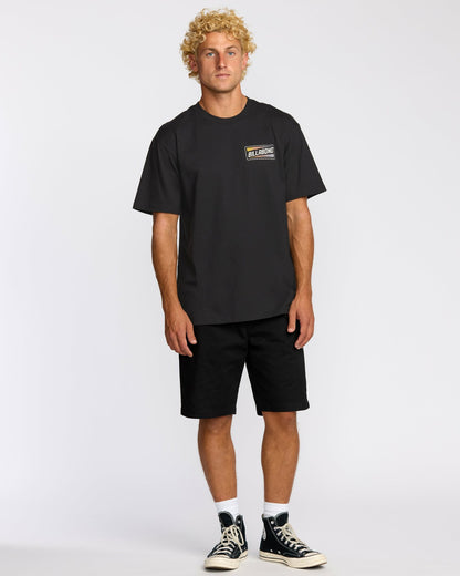 Walled Regular Short Sleeve T-Shirt - Black | Billabong