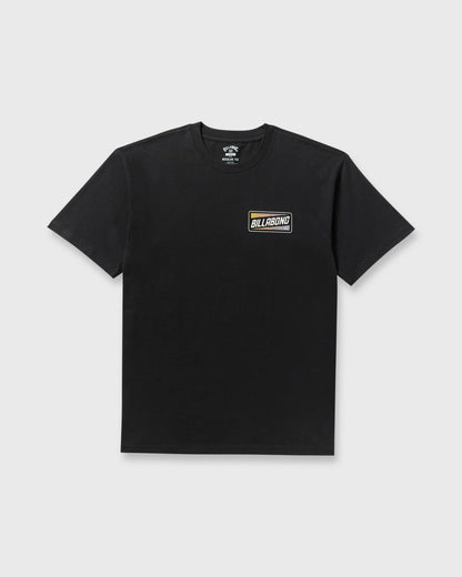 Walled Regular Short Sleeve T-Shirt - Black | Billabong