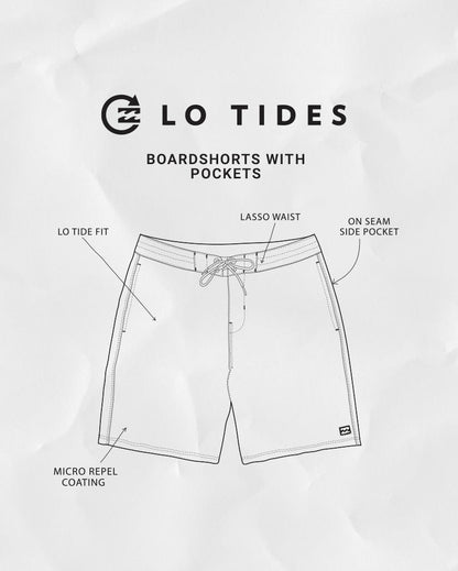 Wategos Lo Tide 19" Boardshorts - Brown | Billabong