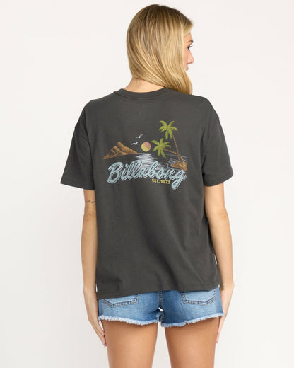 What A Vibe Tee - Off Black | Billabong