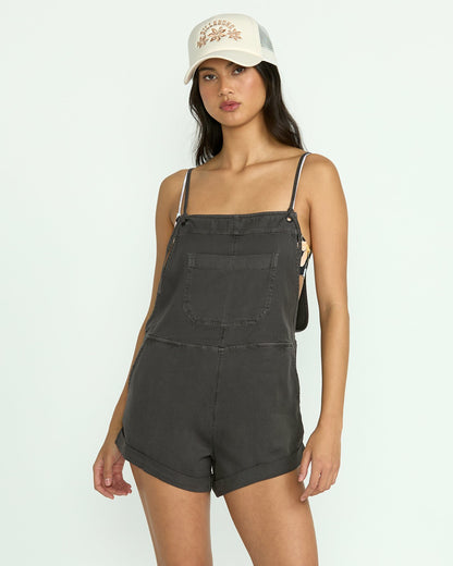 Wild Pursuit Romper - Off Black | Billabong