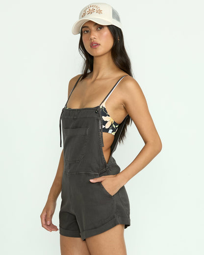 Wild Pursuit Romper - Off Black | Billabong