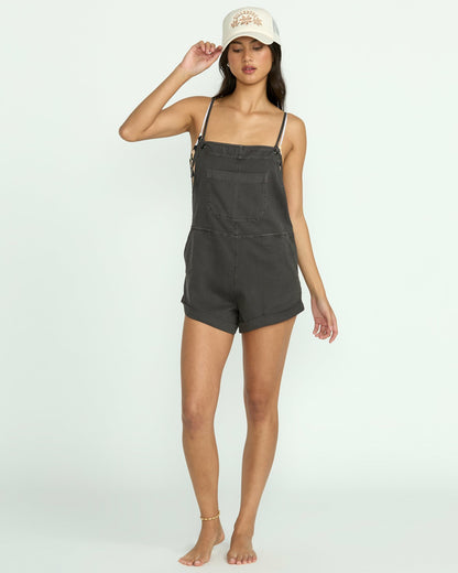 Wild Pursuit Romper - Off Black | Billabong