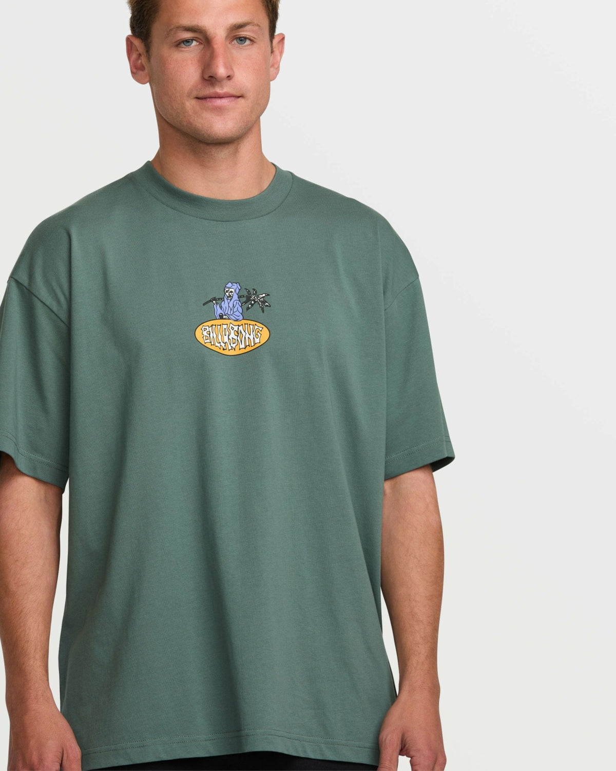 Tropical Reaper OG Tee - Dark Slate | Billabong