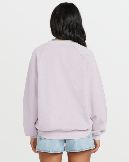 The Waves Crew Sweatshirt - Amethyst Smoke | Billabong