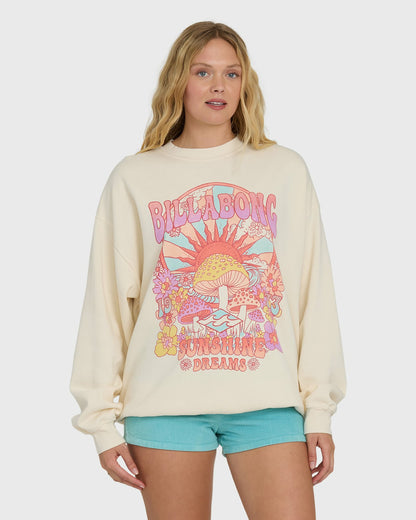 Ride In Crewneck Sweatshirt - Whitecap | Billabong