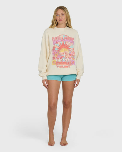Ride In Crewneck Sweatshirt - Whitecap | Billabong