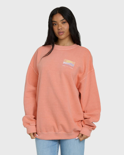 Ride In Crewneck Sweatshirt - Peach Out | Billabong