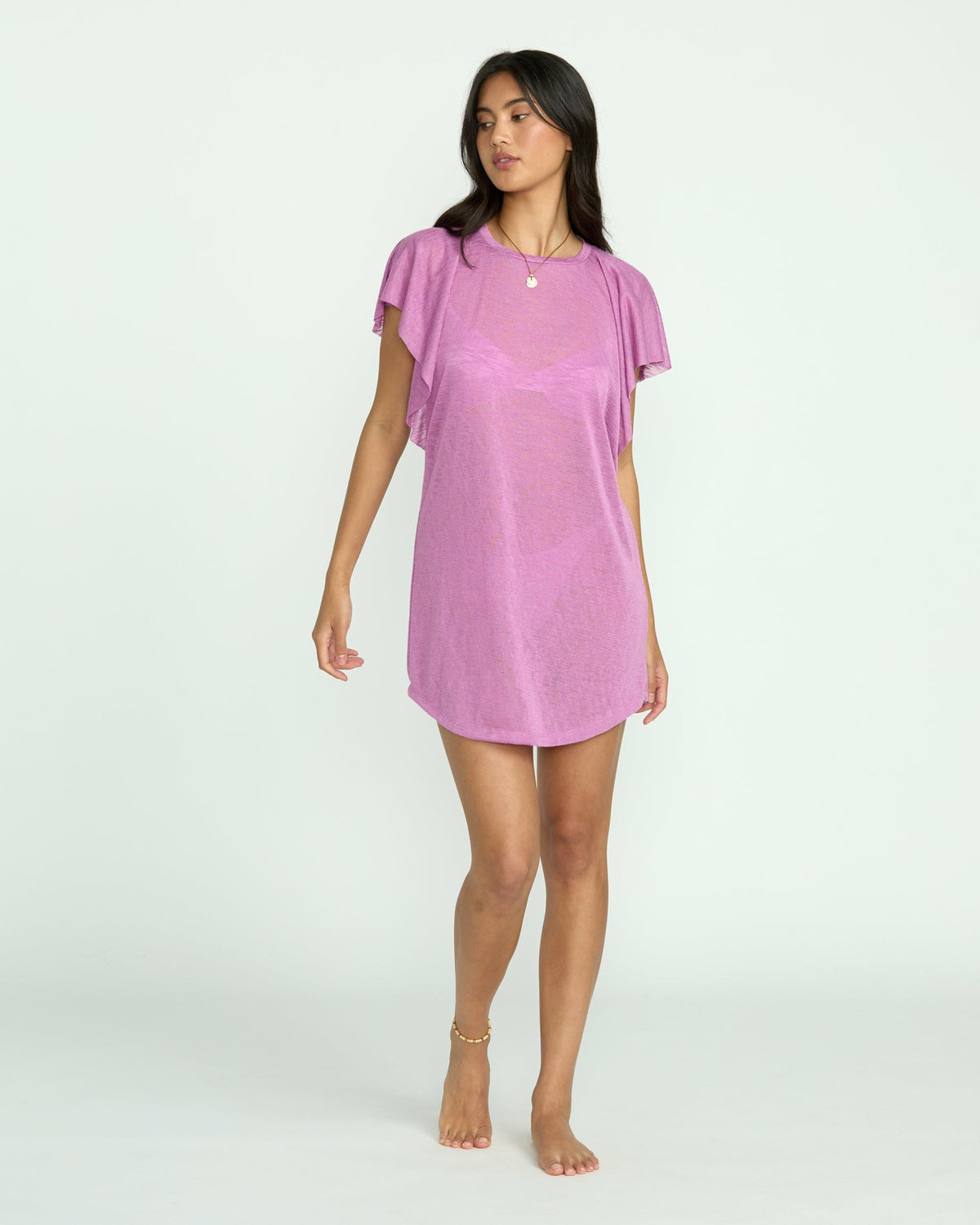 Out For Waves Coverup Dress - Bright Rose | Billabong
